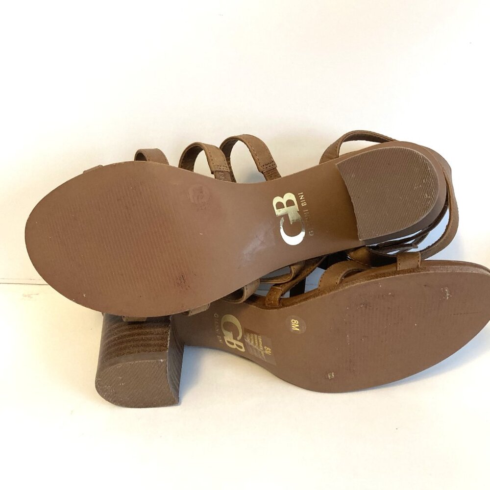 Gianni Bini Gladiator Style Brown Sandals Size 8M - Picture 8 of 8